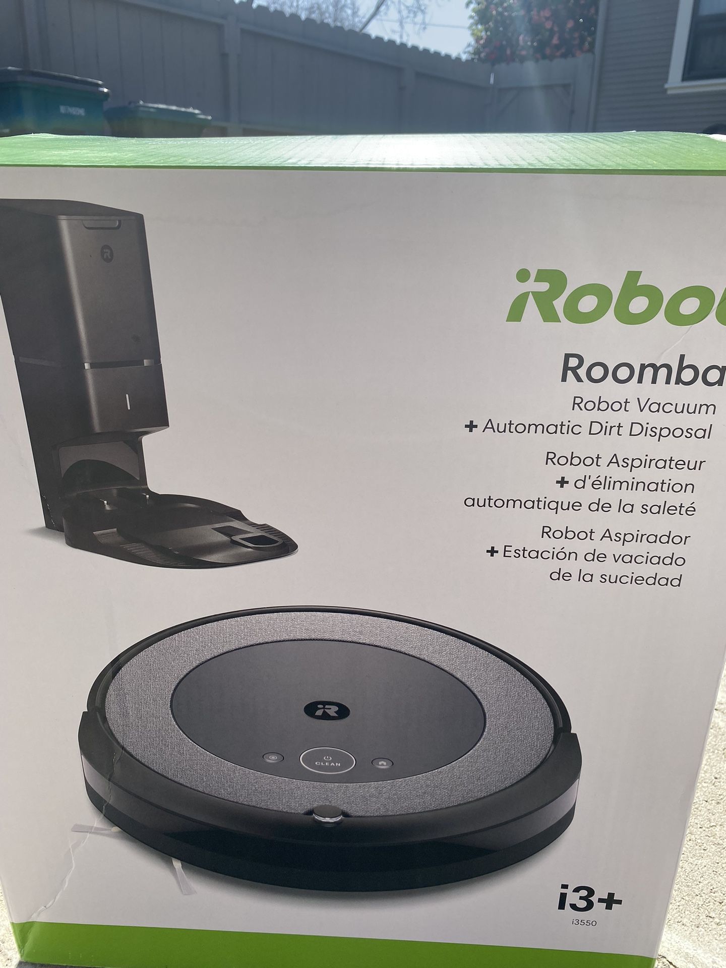 iRobot Roomba i3+ EVO (3550) Self-Emptying Robot Vacuum – Now Clean by Room with Smart Mapping, Empties Itself for Up to 60 Days, Works with Alexa, Id