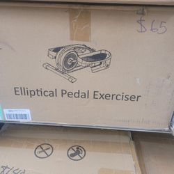 Electric Elliptical Trainer,Under Desk Elliptical Machine, Electric Ellipse Leg Exerciser with Remote Control
