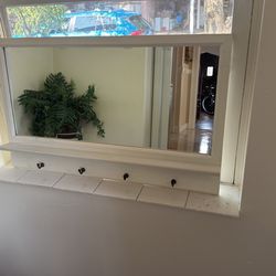 Hallway Mirror With Hooks