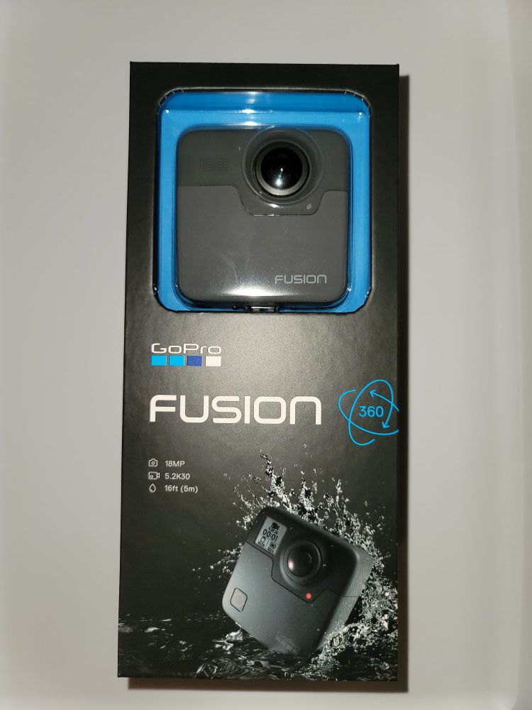 GoPro Camera Fusion - 360 Waterproof Digital VR Camera with Spherical 5.2K HD Video 18MP Photos