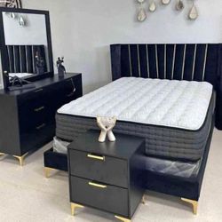 New 4pc Bedroom Set In Box 📦 Stop Paying Retail Prices 🛑