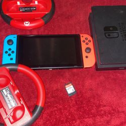 Nintendo Switch With Games 300$
