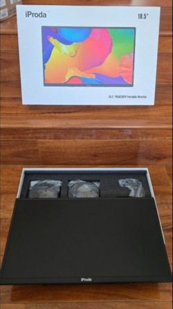 18.5" Laptop Monitor Extender, 120hz Portable Monitor FHD 1080P