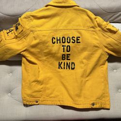 “Choose To Be Kind” Jean Jacket