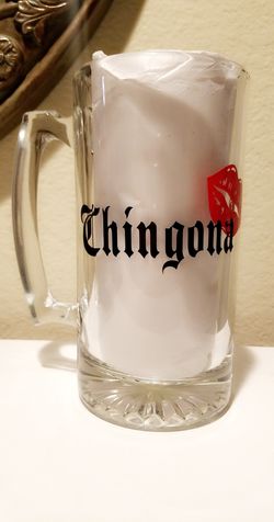 Chingona beer mugs