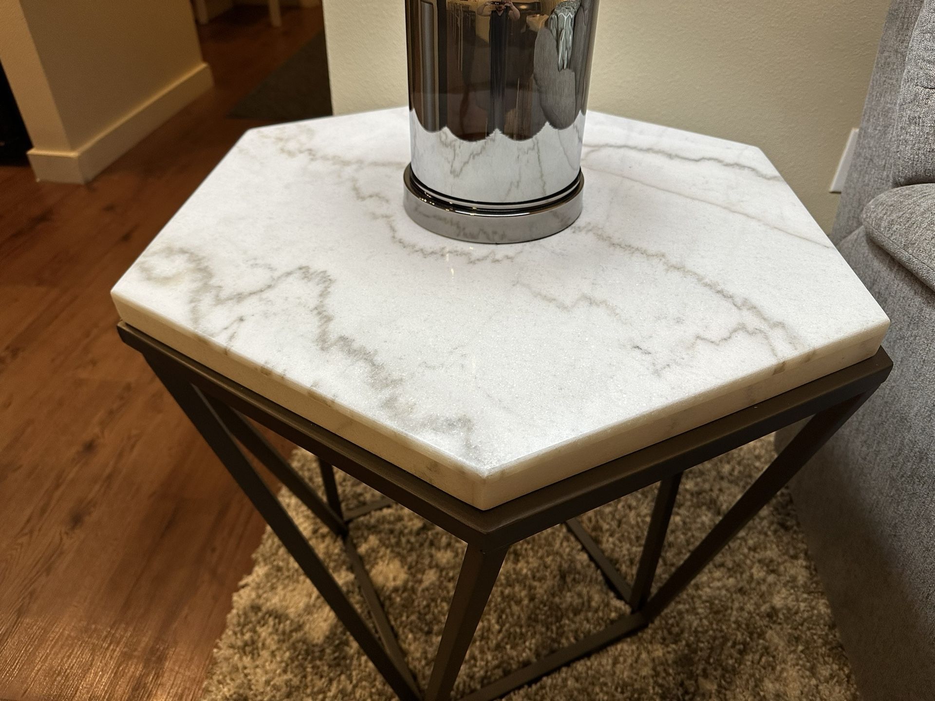 Marble End Table