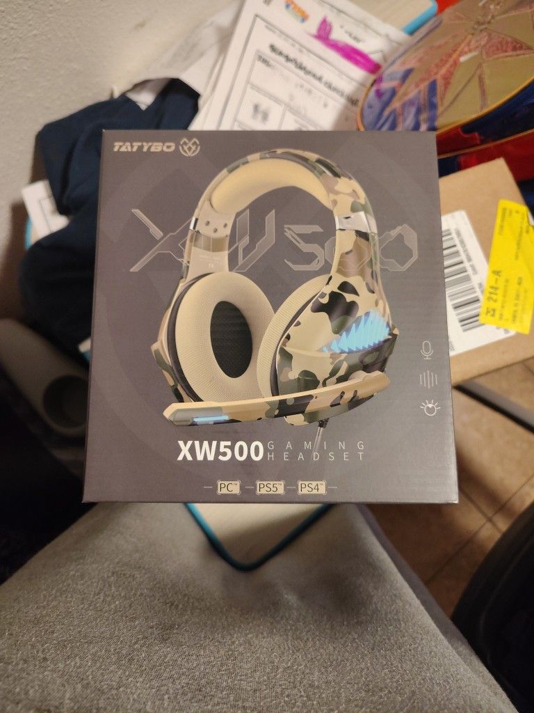 Pc/PS5/PS4 Gaming Headphones Never Used Brand New