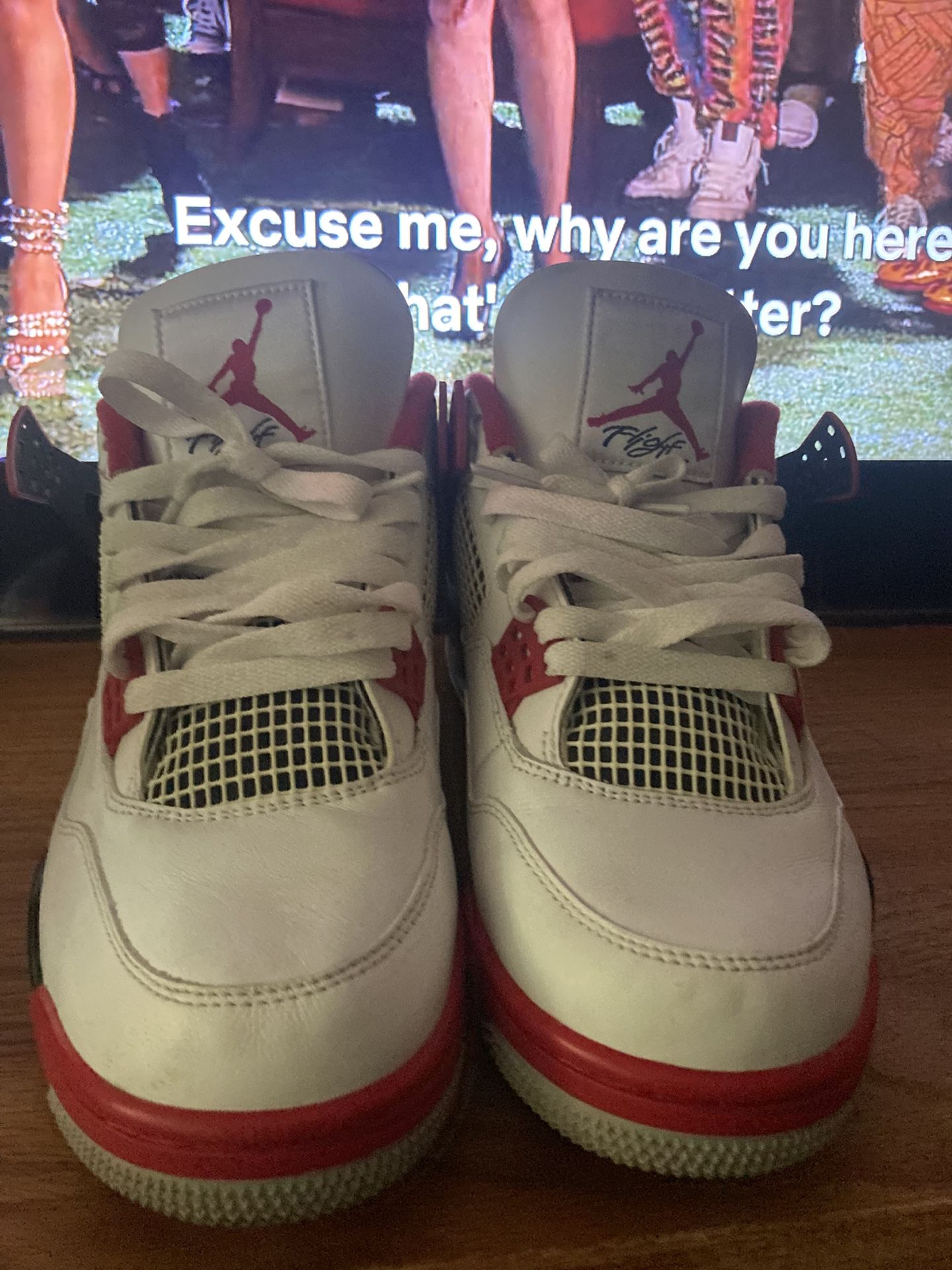 Jordan 4 Fire Red Size 10 No Box 