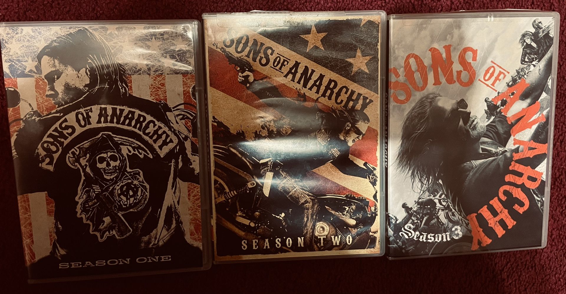 Sons Of Anarchy Seasons 1-3 DVD