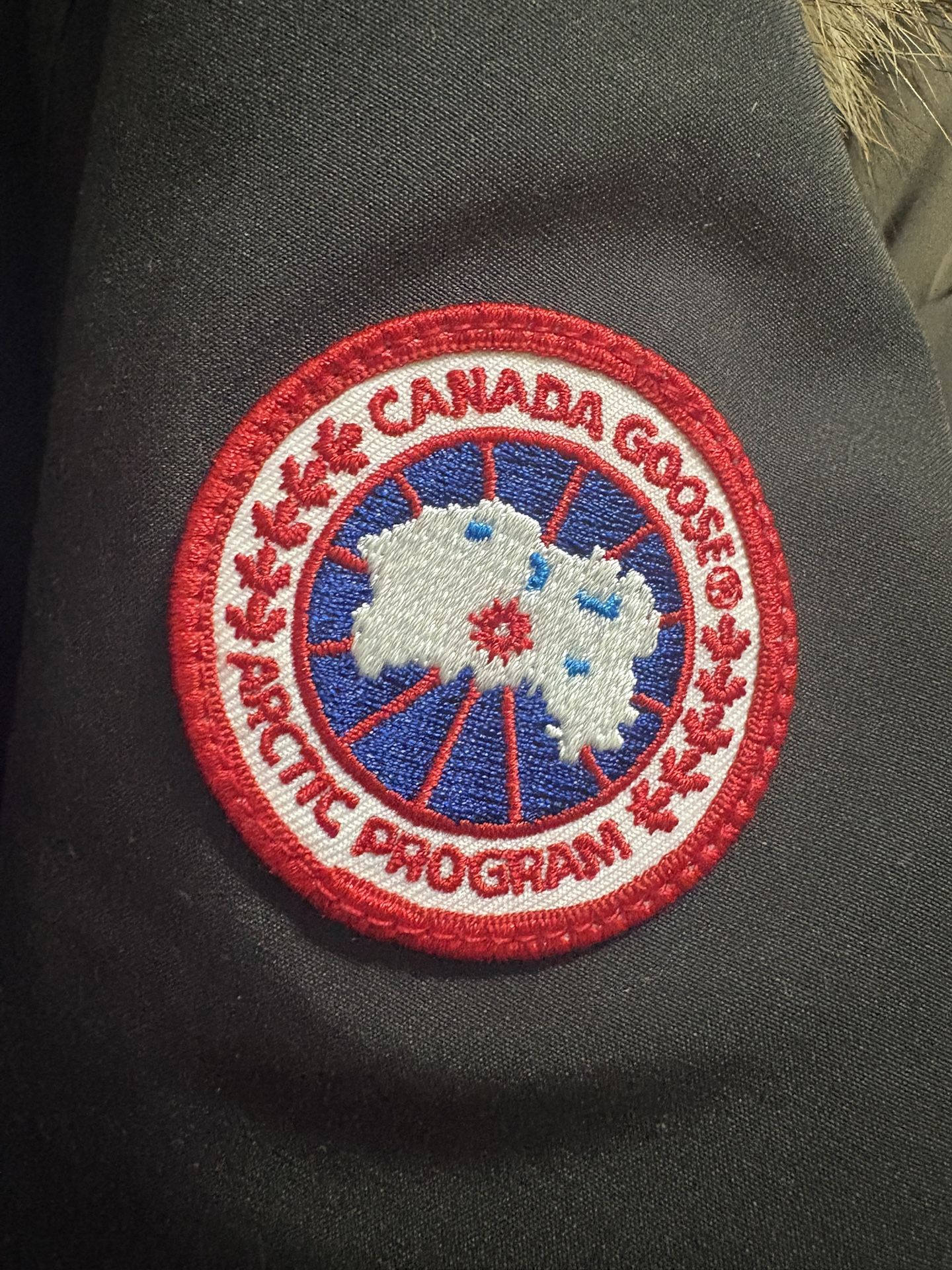 Canada Goose Down And Fur Hooded Parka