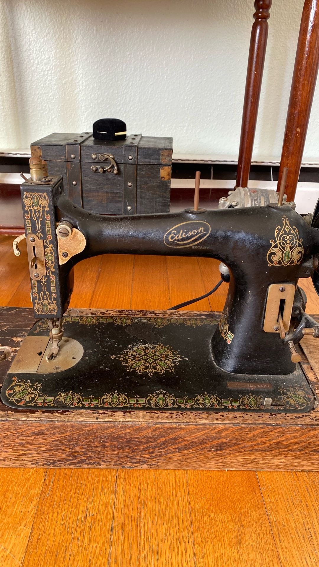 1917 Edison Sewing Machine