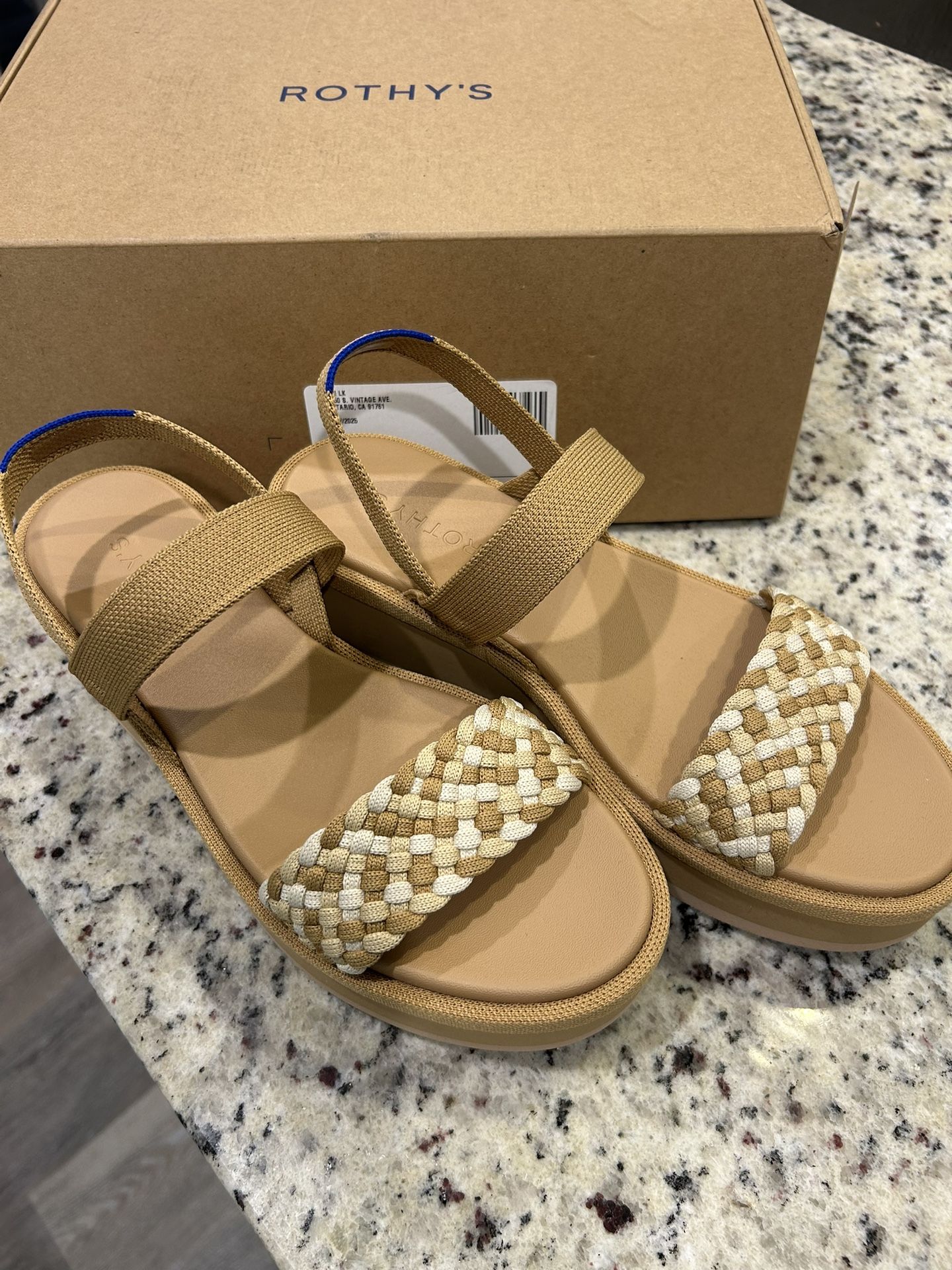 Rothy’s Wedge Sandal Size 9 NEW