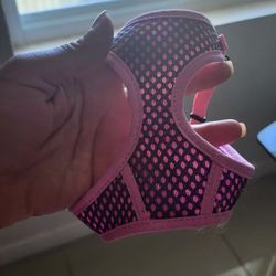 Dog Harness Pink & Black XXSmall