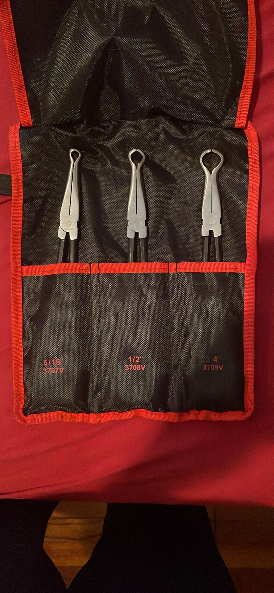 SUNEX TOOLS 3703V 11" Hose Gripper Plier Set