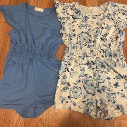 Girl Romper Spring Summer Bundle 5-6T