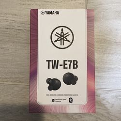 Yamaha TW-E7B True Wireless Earbuds — New In Box