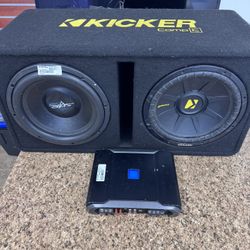 Electronics Car Audio 1 kicker 1 skar 