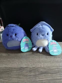 Squishmallows Fuzzmallows Stacy & Bluby