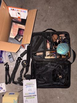Travel Case with Makeup