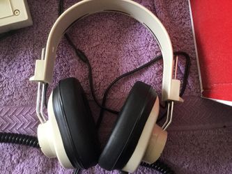 New noise cancelling headphones with individual volume controls {total of 3} included.