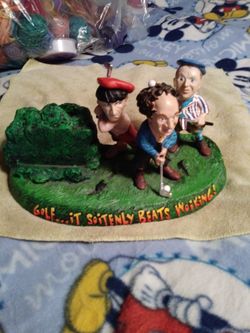 3 Stooges Ceramic Pencil And Pen Holder