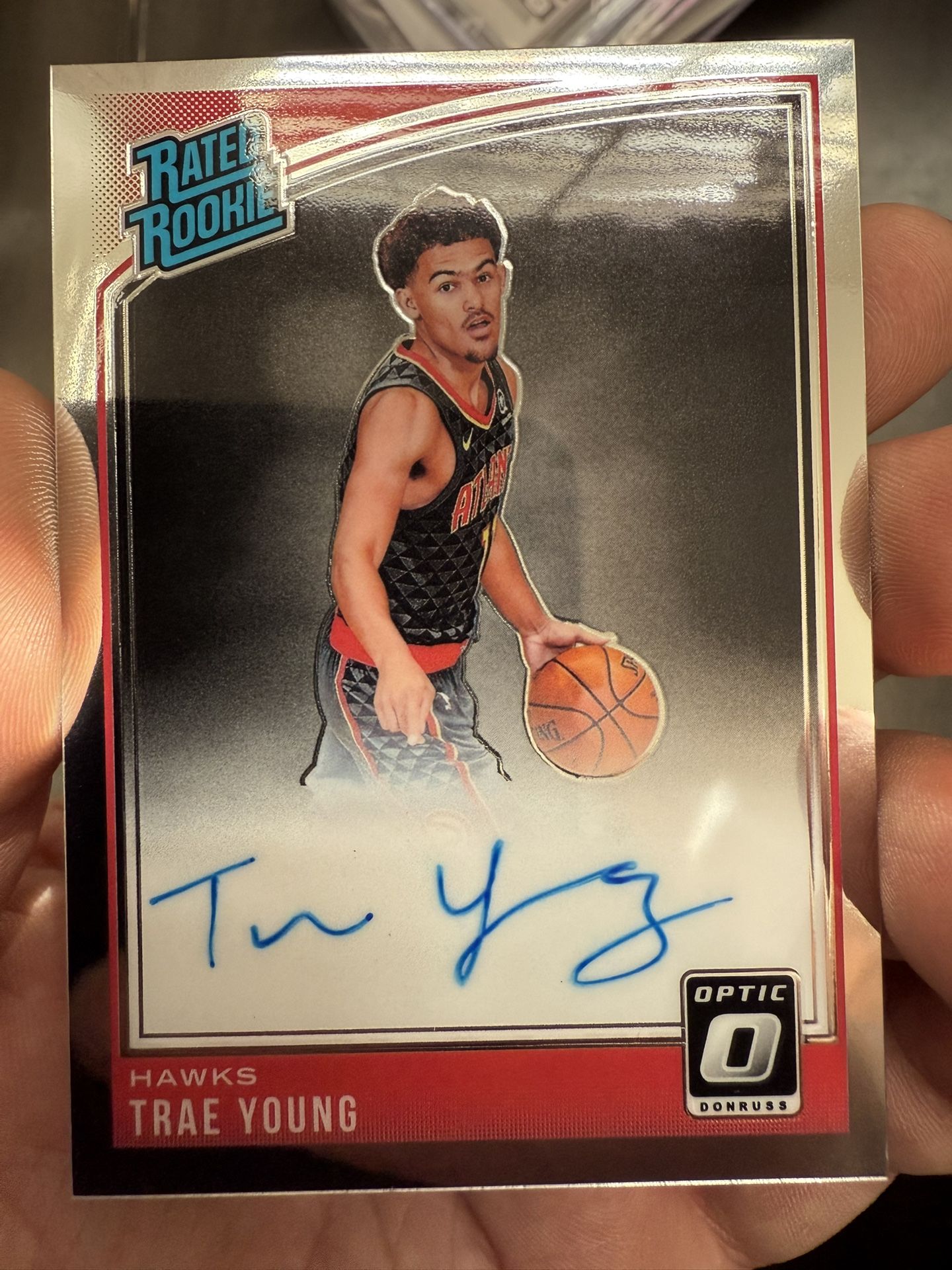 2018 Optic Trae Young Rookie Auto