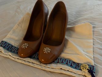 Tory Burch Leather Wedge Heels