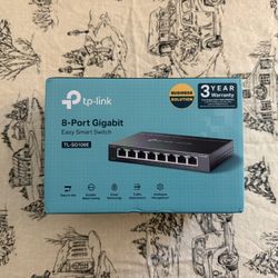 TP-Link 8 Port Gigabit Managed Network Switch