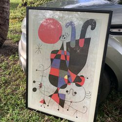 Vintage Poster. Joan Miró Kendall Area Pick Up 