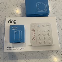 Home Security: Ring Keypad, Contact Sensor + Motion Sensor