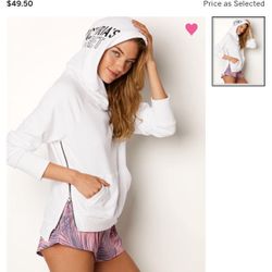 Victoria secret logo hoodie