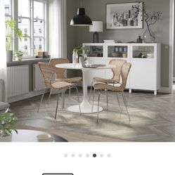 Ikea Docksta , White Table (ASSEMBLED)
