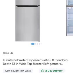 LG fridge Stainless steel