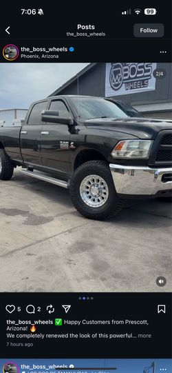 Dodge ram  2500 wheels and tires 🔥