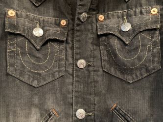 True religion corduroy clearance jacket