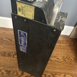 Vintage TWA Aircraft Track Frequency Control Unit By Bendix