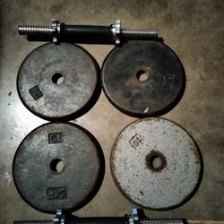 Weights And Dumbbell Handles