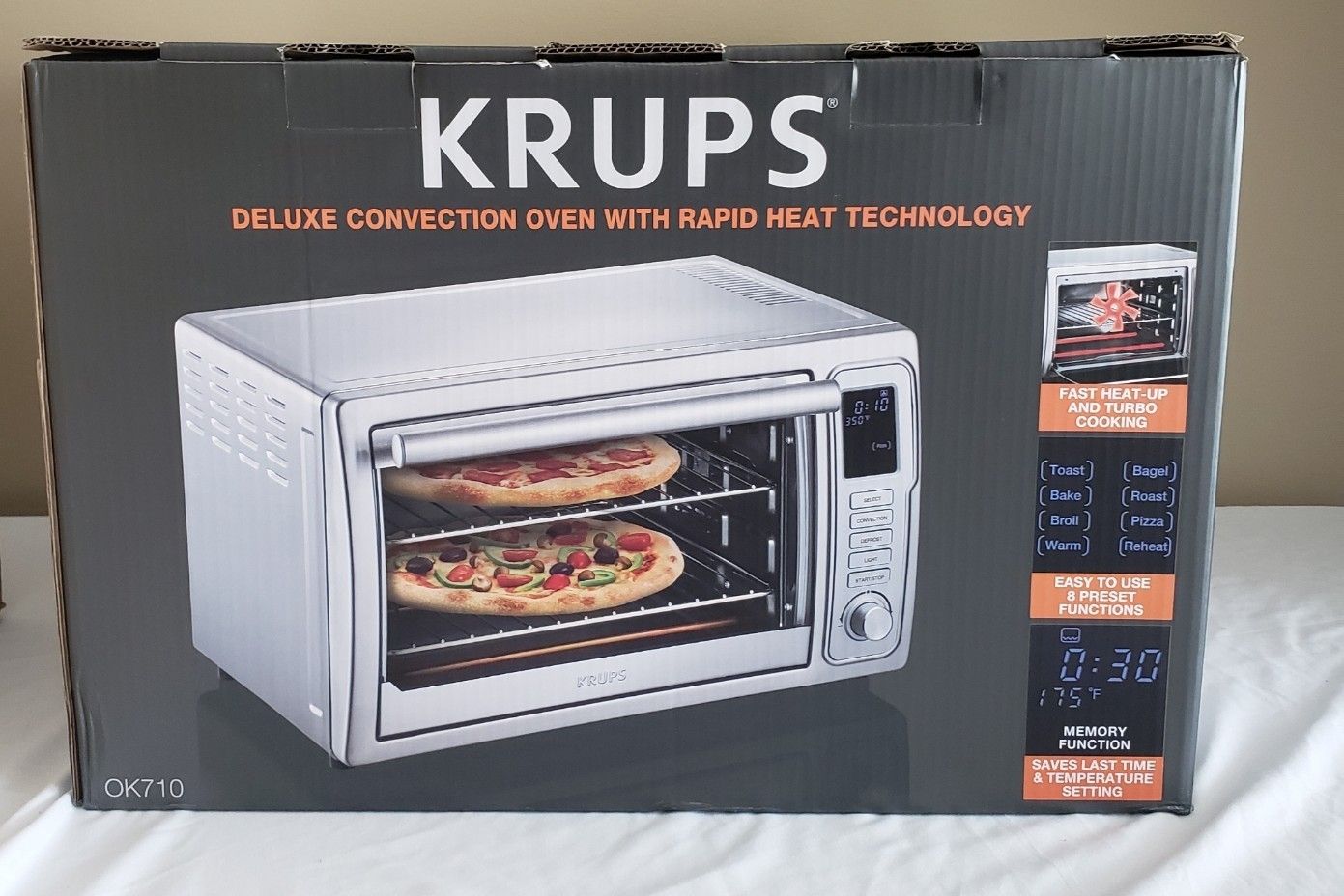 Krups toaster oven with convection digital
