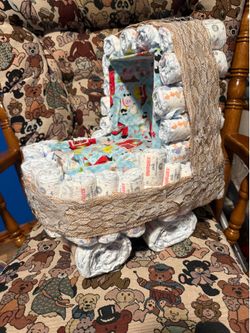 Diaper cakes for gift/decor/party