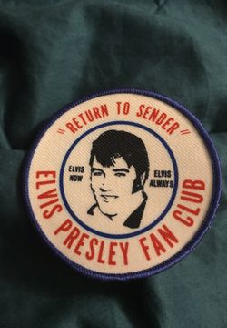 Elvis Presley Fan Club patch