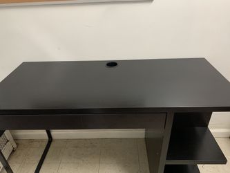 Black desk