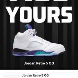 Jordan 5 Grapes