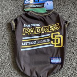 Dog San Diego Padres Jersey Size Medium 