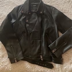 Faux Leather Jacket
