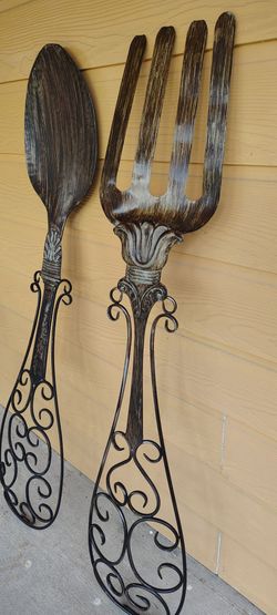 Decoración de metal grande