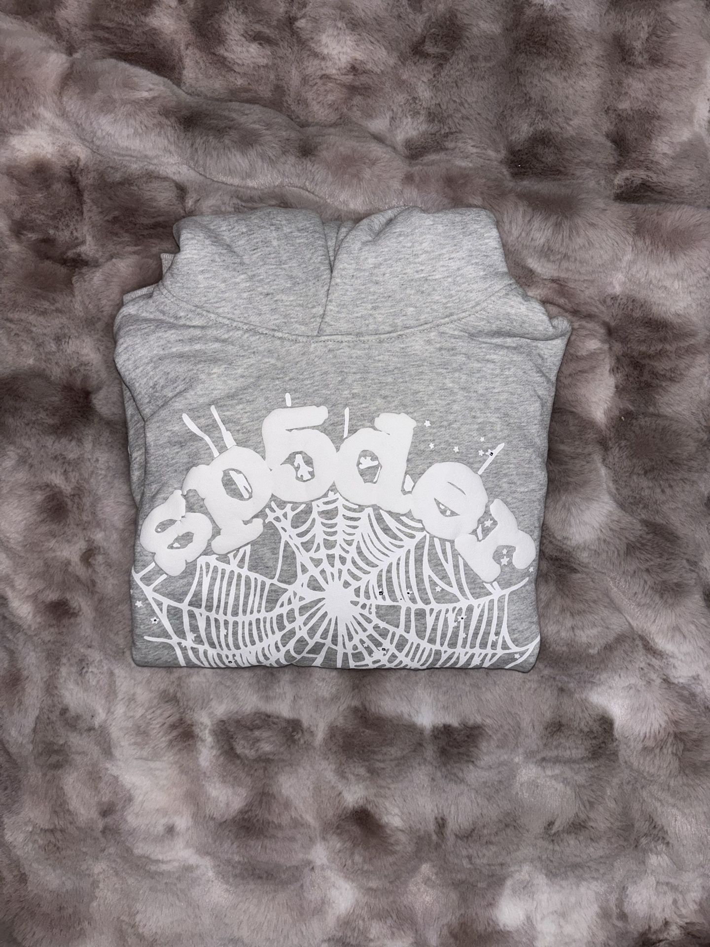 Sp5der Worldwide ‘Heather Grey’ Hoodie