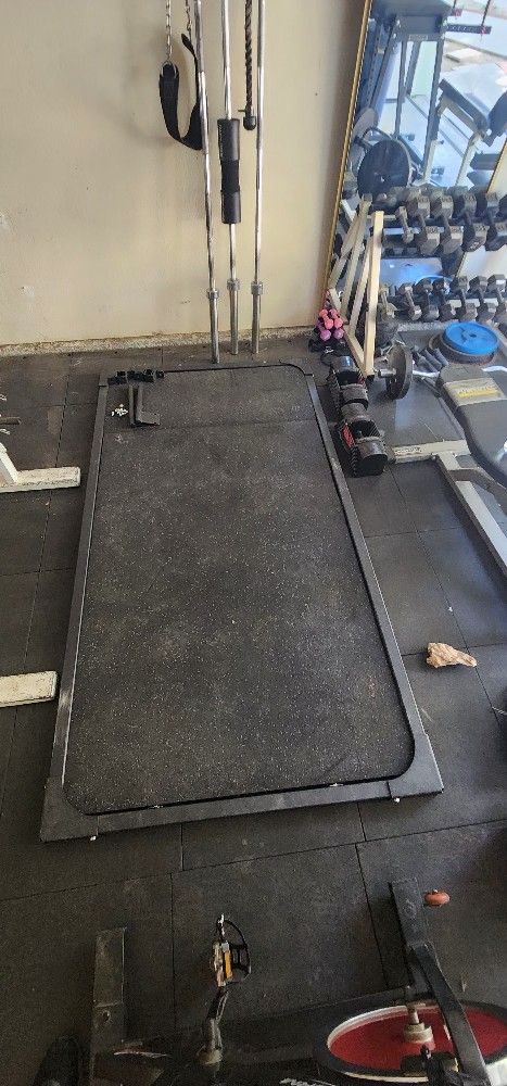 Deadlift Power Platform Exercise, Weights Dumbbells