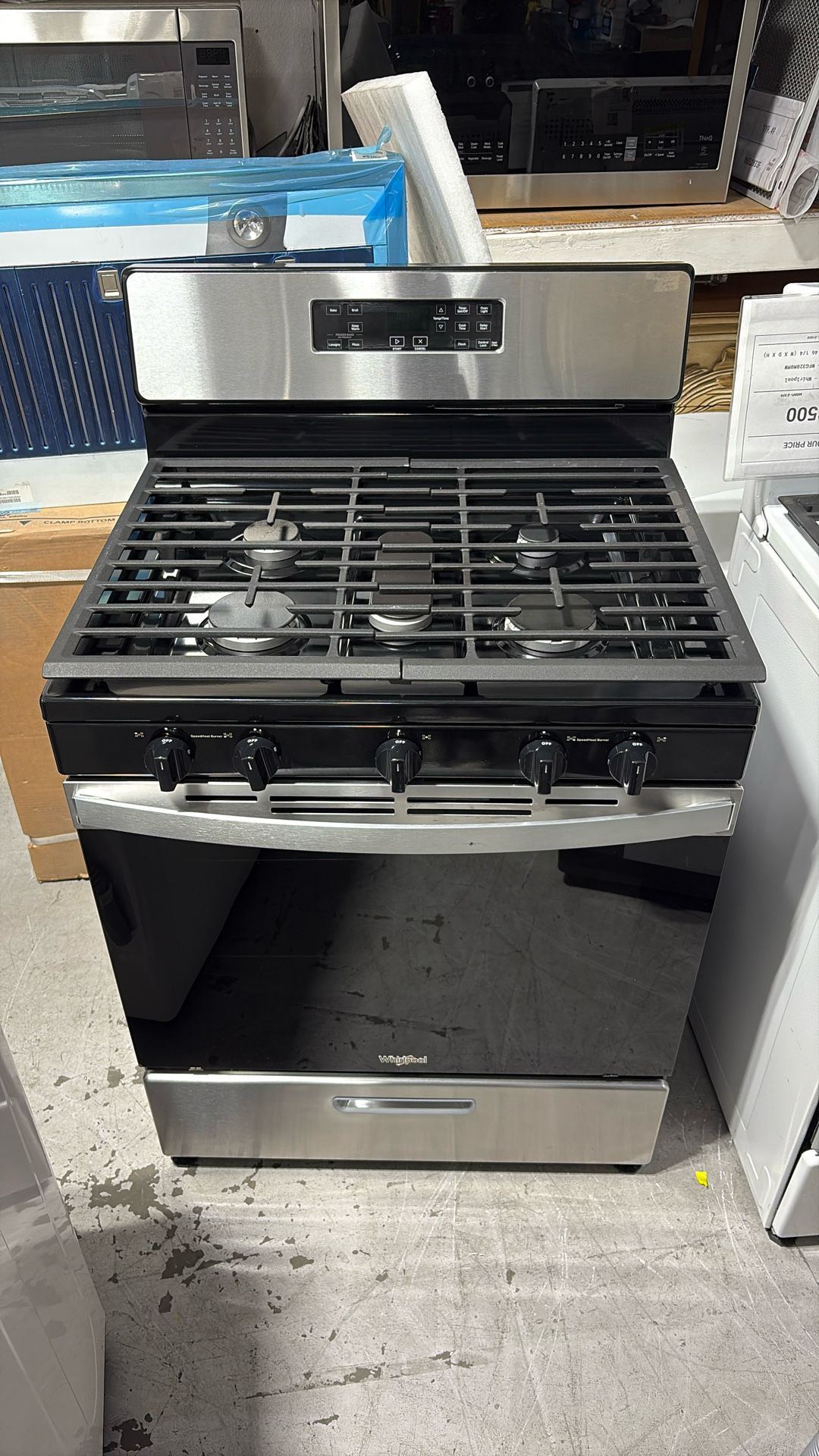 Whirlpool Single Oven Gas Range