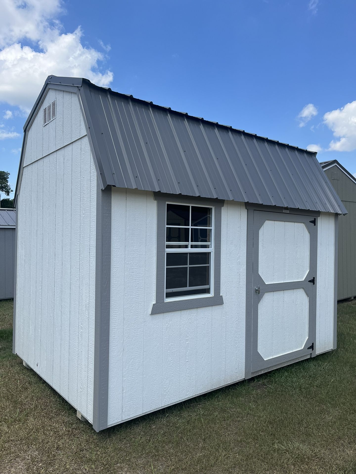 8x12 Side Lofted Shed