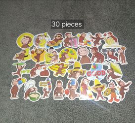 Curious George stickers each Picture $5